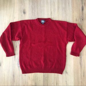 WOOLRICH Red Wool Sweater